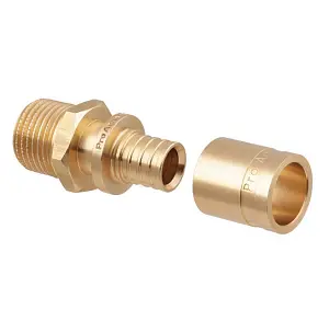 Комплект: Муфта с наружной резьбой Pro Aqua 32х3/4 и гильза Pro Aqua 32 мм 1
